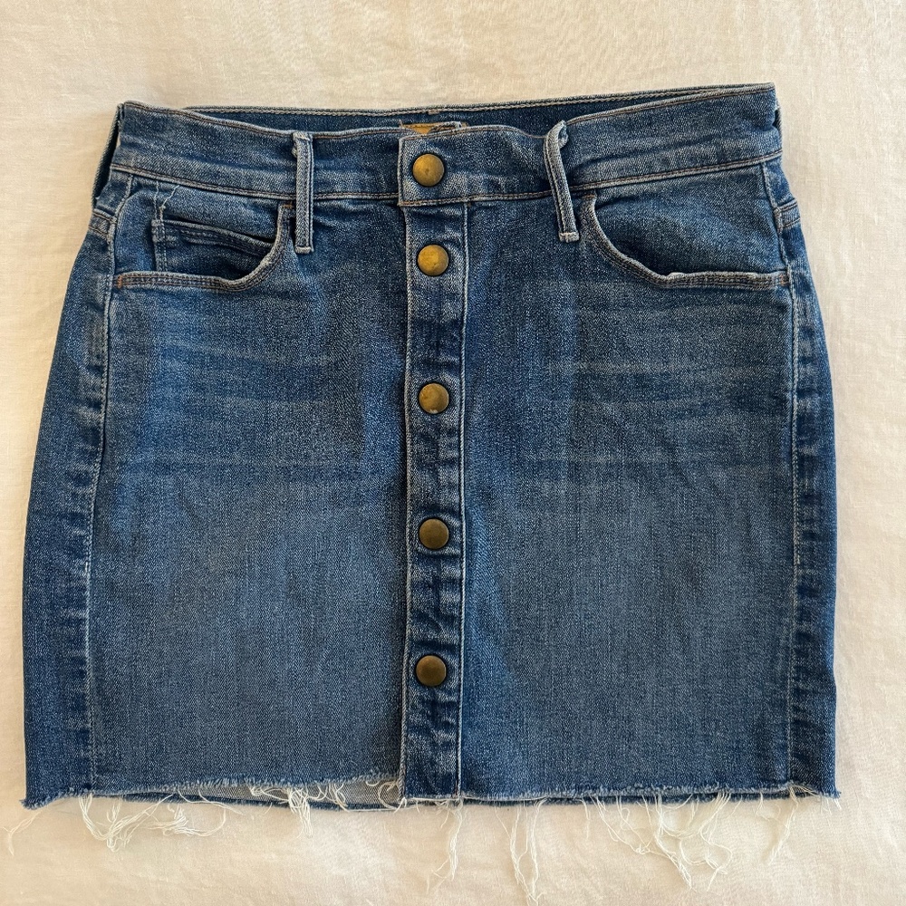 MOTHER Denim Mini Skirt Size 25